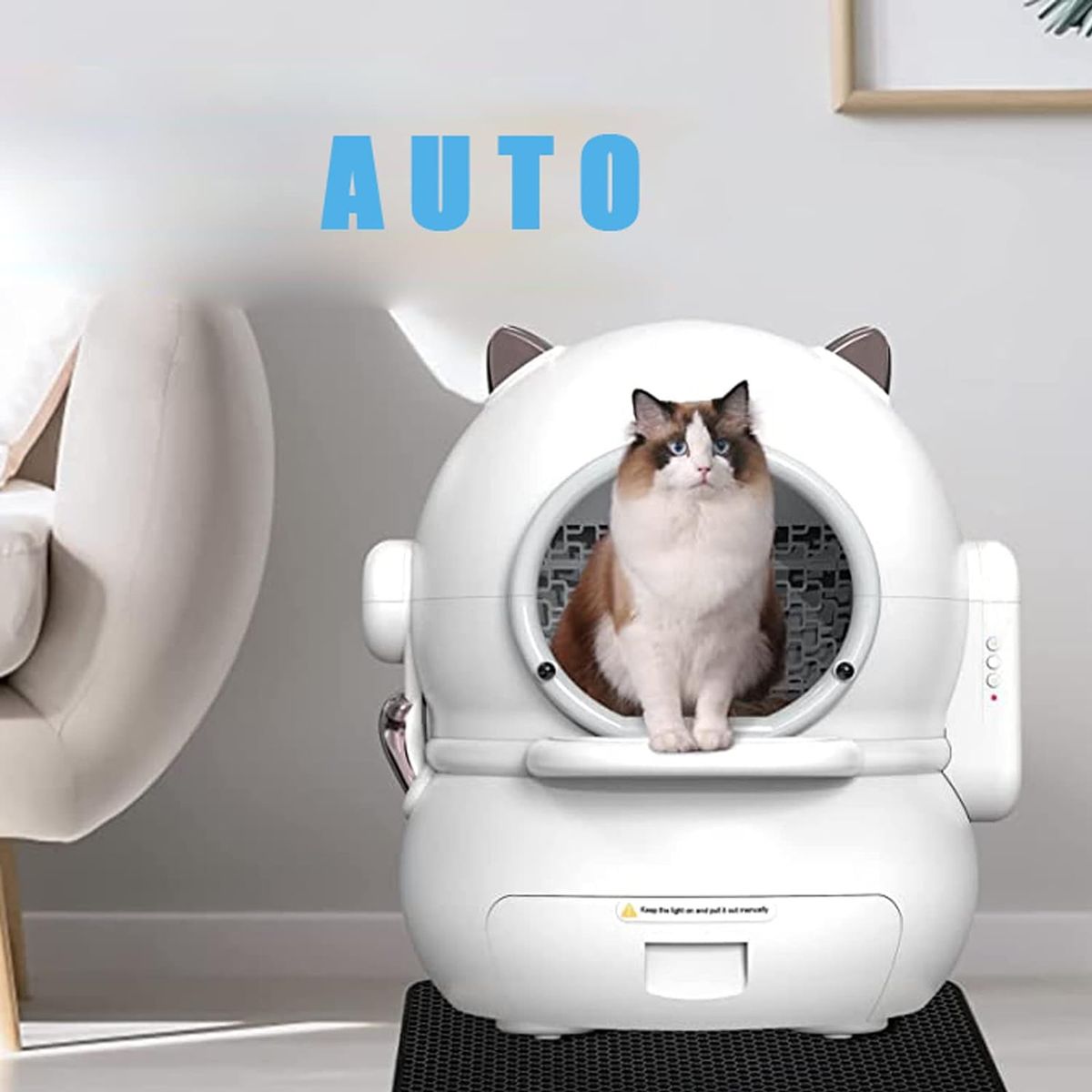 GENERICO - ARENERO AUTOMATICO CAJA SANITARIA INTELIGENTE PARA GATOS