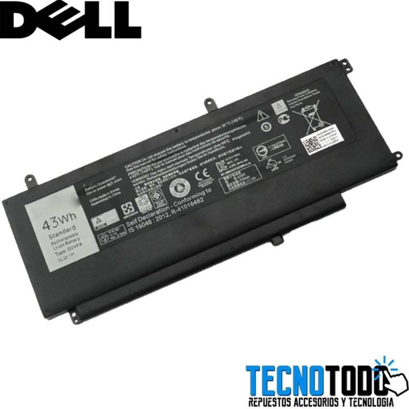 DELL - BATERIA DELL INSPIRON 15 7547 ORIGINAL 4 CEL D2VF9