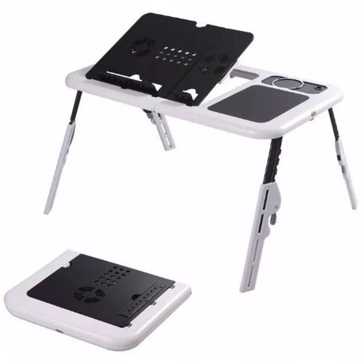 GENERICO - Mesa Portátil Notebook E-tablet Doble Ventilador Ld09