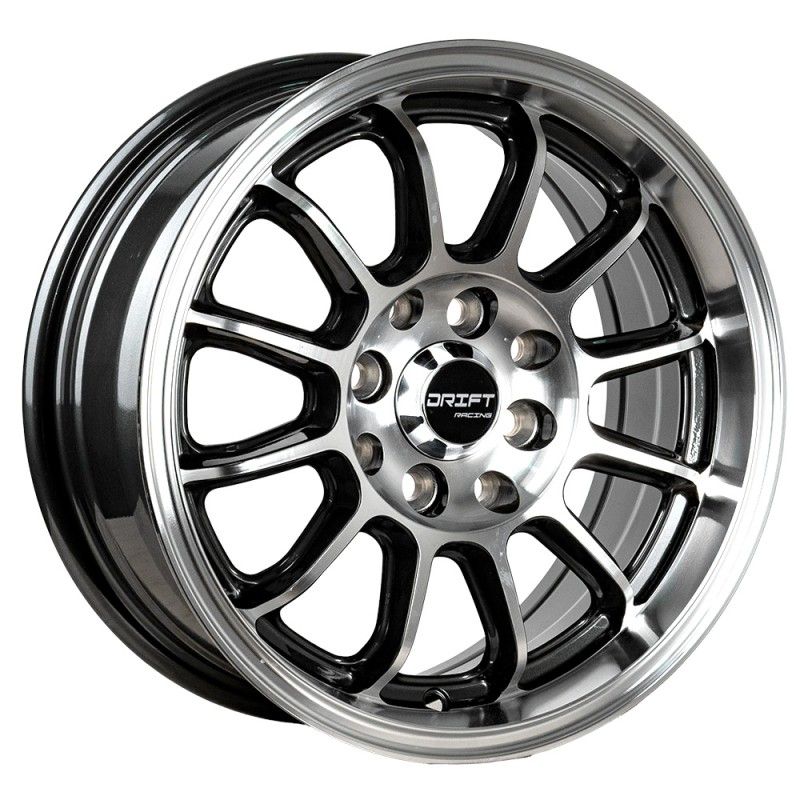 GENERICO - Llantas aro 14X55 4X100 4X1143 ET35 DRIFT R GUN SET 4