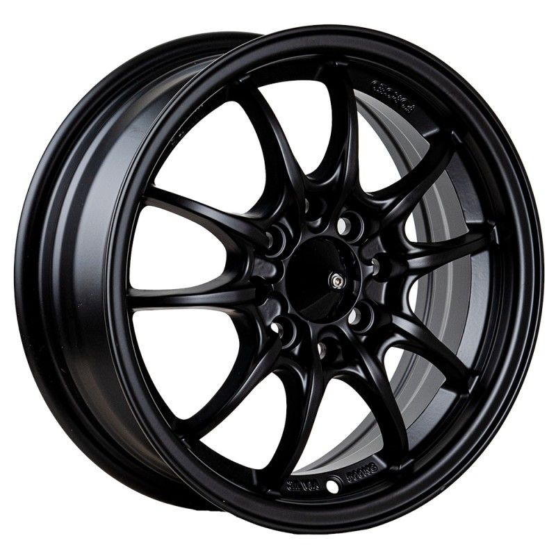 GENERICO - Llantas aro 14X5.5 4X100 4X114.3 ET35 XB 1070 (SET 4 LLANTA)