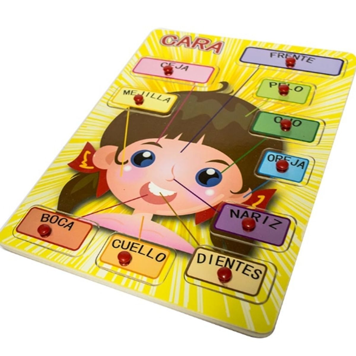 GENERICO - Tabla Cara Juguete De Madera