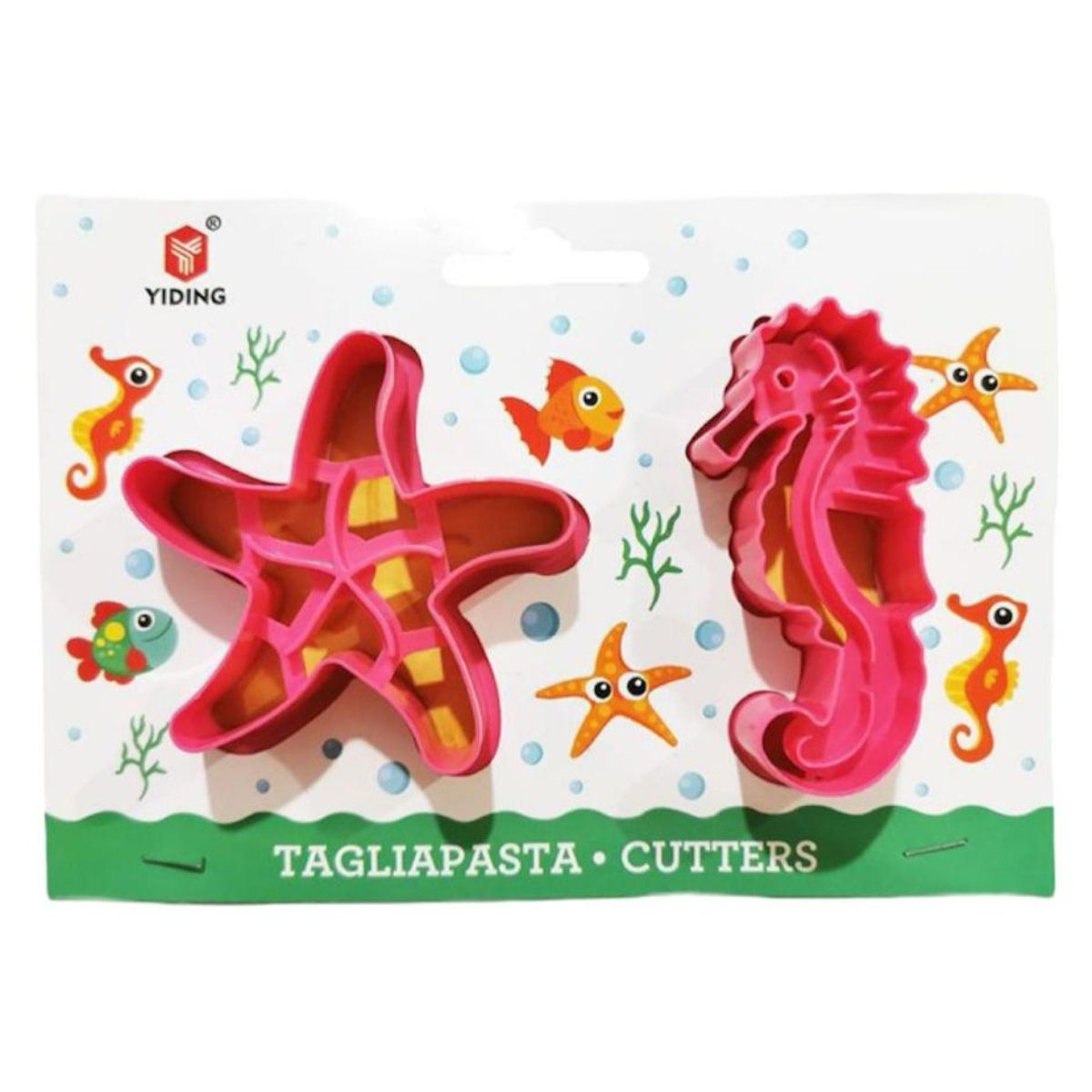 OEM - Set 02 Cortador Galletas Marinero Estrella Caballito de Mar