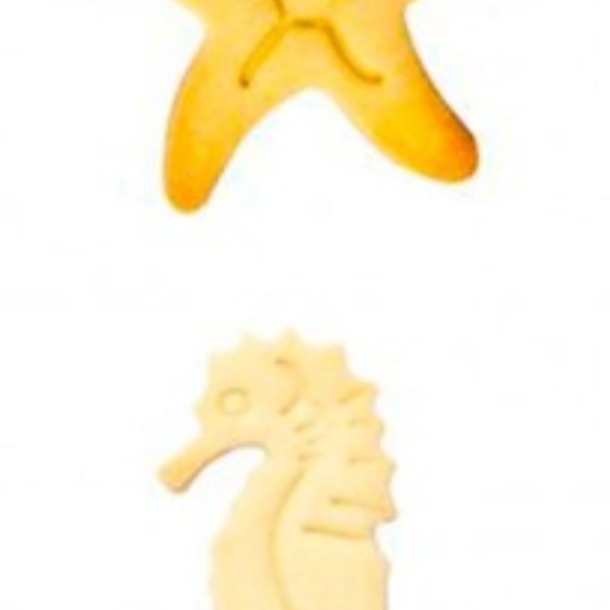 OEM - Set 02 Cortador Galletas Marinero Estrella Caballito de Mar