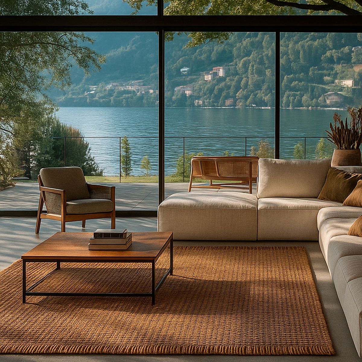 BAZHARS - ALFOMBRA BAZHARS YUTE 230X330 CM ARTESANAL HERI HO 50073