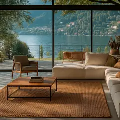 BAZHARS - Alfombra Yute 230X330 cm Artesanal Heri HO 50073