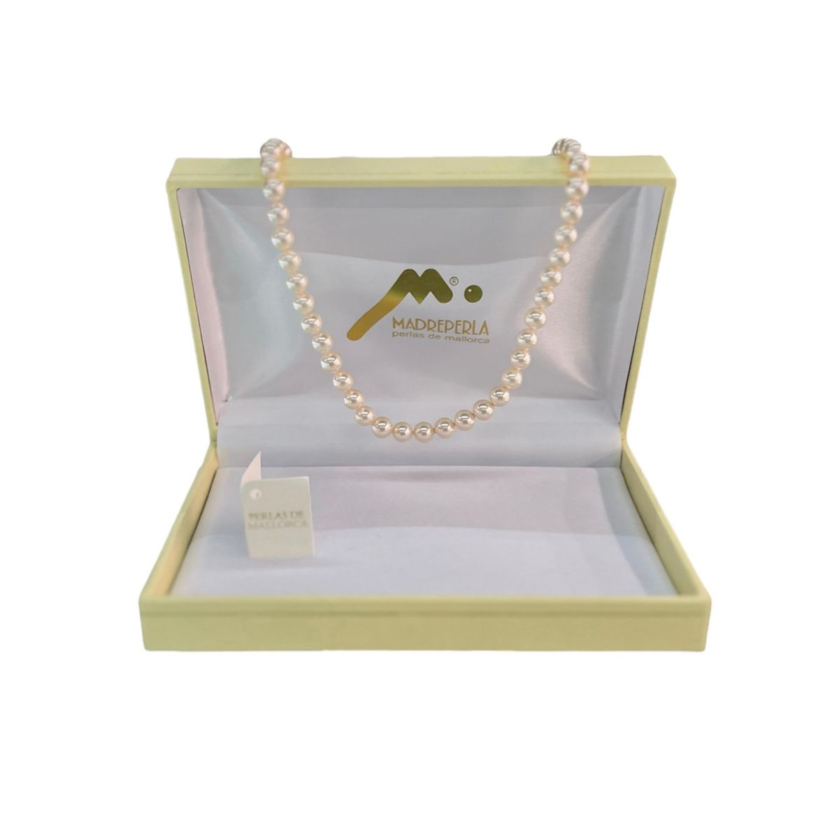 MALLORCA - Collar de Perlas de Mallorca Enchapado en Oro 60 cm