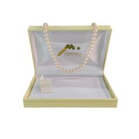 Collar de Perlas de Enchapado en Oro 60 cm