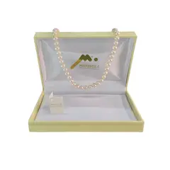 MALLORCA - Collar de Perlas de Enchapado en Oro 60 cm
