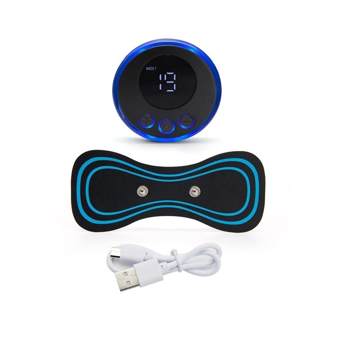 GENERICO - Mini Masajeador Eléctrico Usb Portátil Estimula Todo Cuerpo