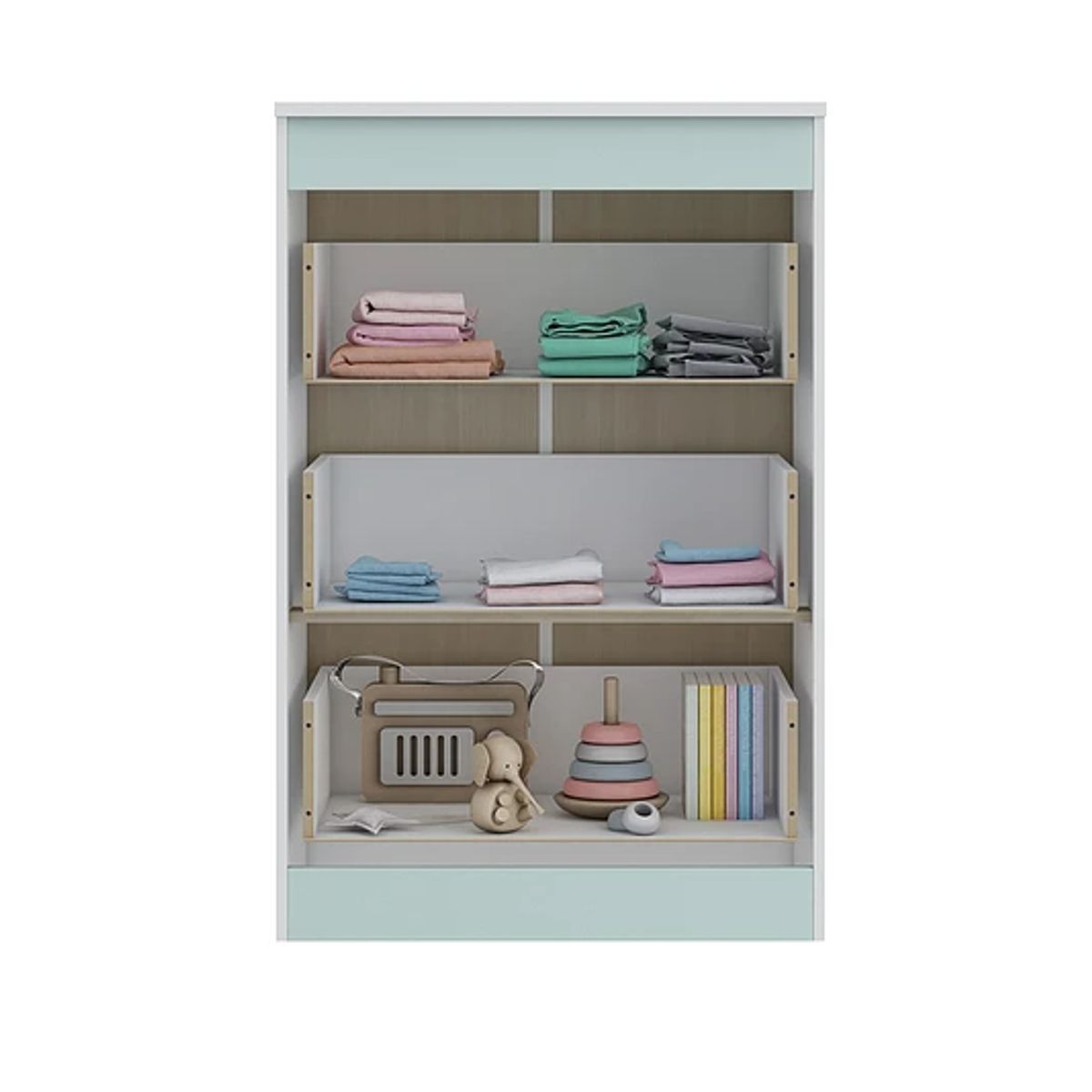 KIDSCOOL - COMODA PING PONG 3 CAJONES 3 COLORES - KIDSCOOL - 2676.0002