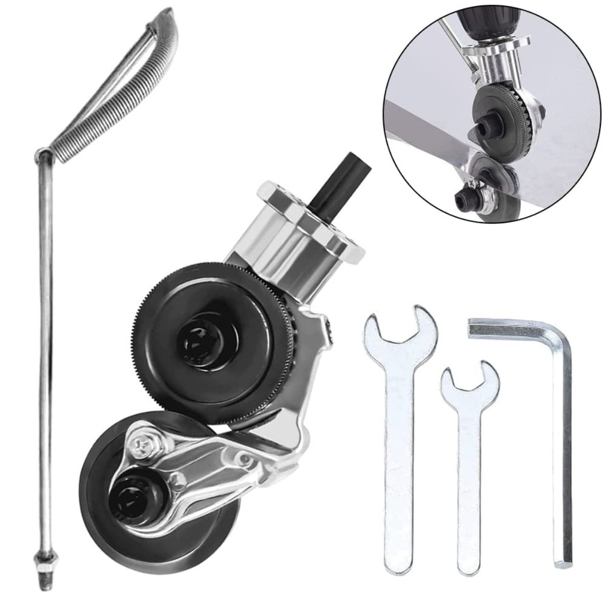 GENERICO - Cizalla Cortador de Placa para Taladro Eléctrico