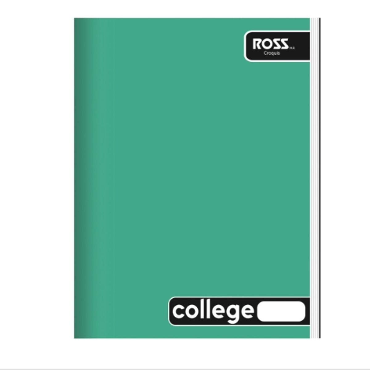 GENERICO - CUADERNO COLLEGUE DISEÑO LISO CROQUIS 80 HOJAS - 10 UNID