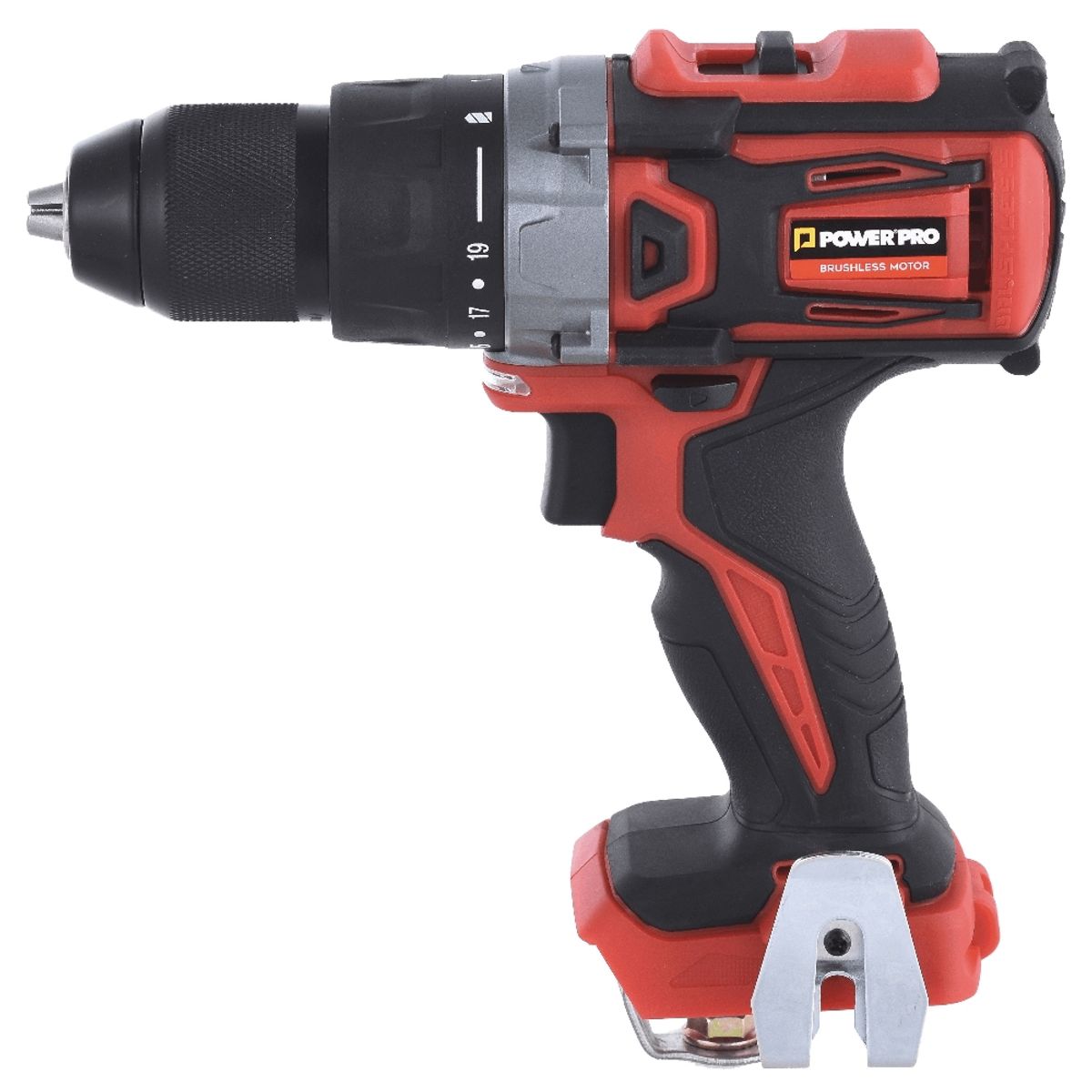 POWER PRO - Kit taladro atornillador 13 mm + batería 2A+ cargador 18V