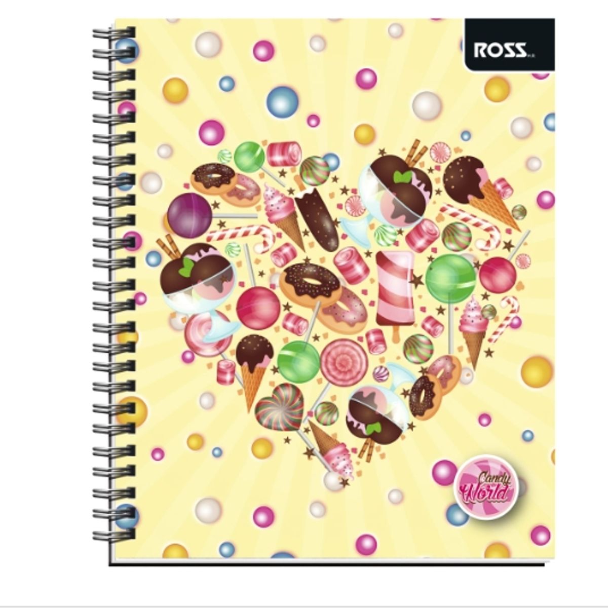GENERICO - CUADERNO UNIVERSITARIO DULCES MATEMÁTICAS 7 MM - 10 UNID