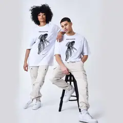 KUSSI COLLECTION - Polera Basic Go Fish Edicion Limitada White