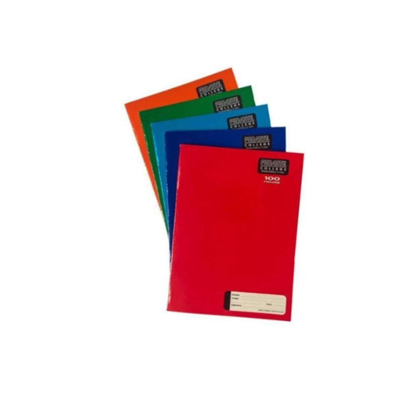 GENERICO - Cuaderno Liso College Mstematicas 7MM 100 Hojas 10 Unid