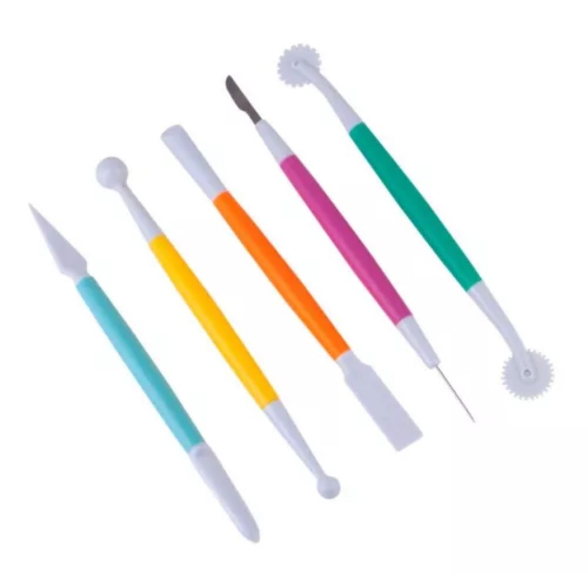 OEM - Estecas Para Repostería 5 Piezas Doble Punta Modelar Fondant