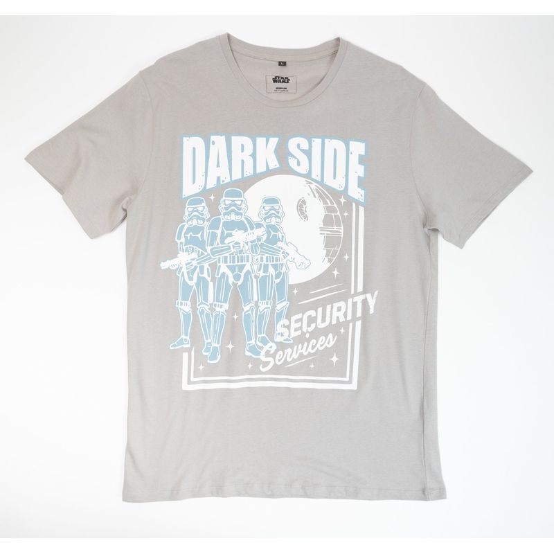 STAR WARS - Polera Hombre Star Wars Darth Vader II Gris
