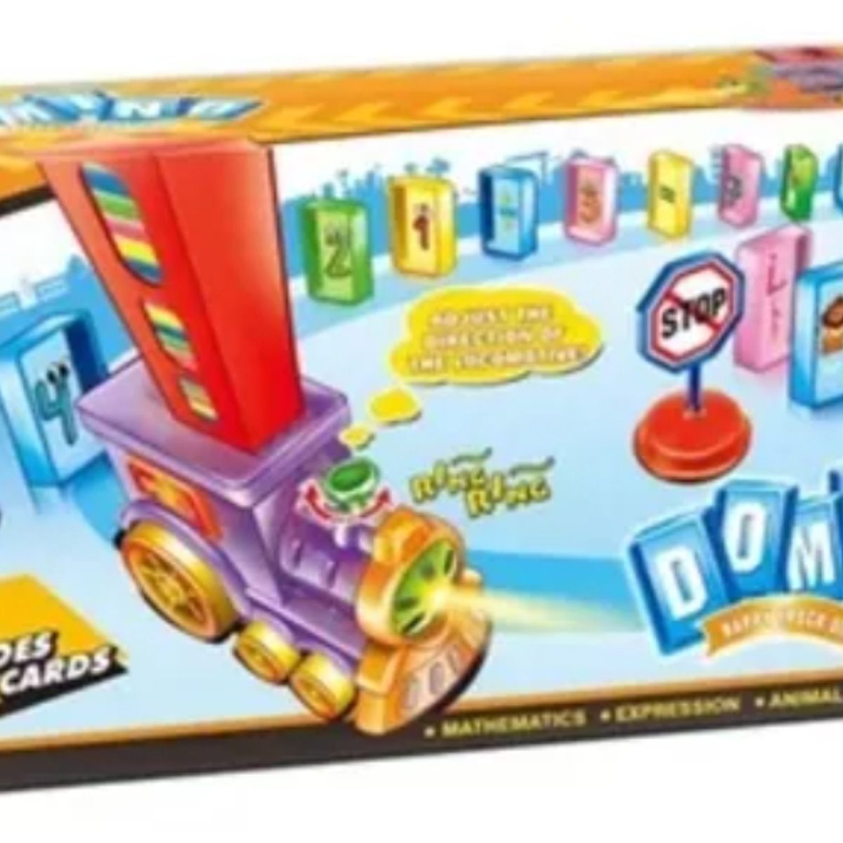 GENERICO - Tren Domino Automático Ficha Juguete Niño Coche