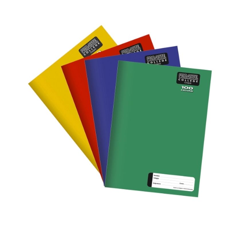 GENERICO - Cuaderno Diseño Liso Croquis 100 Hojas 10 Unid
