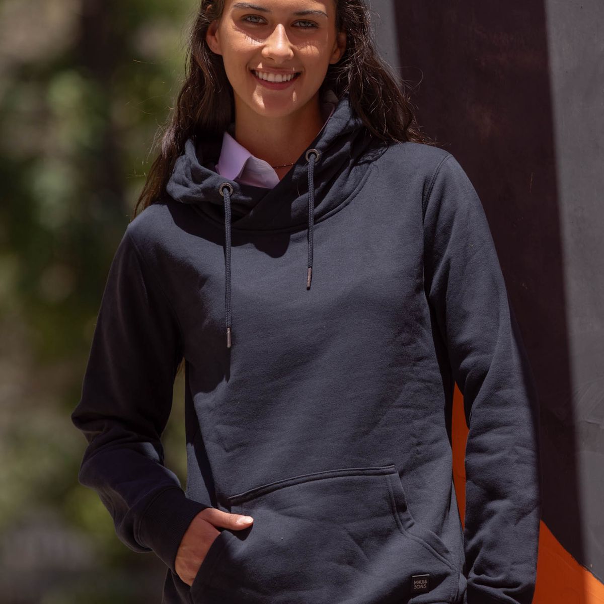 MAUI AND SONS - Poleron Mujer Escolar 5E108-WC20 Azul Maui and Sons