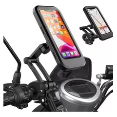 GENERICO - Soporte De Celulares Para Moto Bicicleta Impermeable 360º