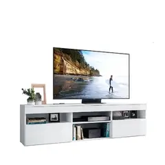 BE DESIGN - RACK TV PARIS CON DOS PUERTAS BLANCO - MP33080001