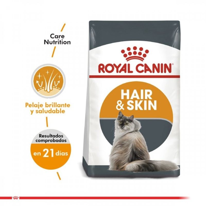 GENERICO - ROYAL CANIN ALIMENTO SECO GATO ADULTO HAIR & SKIN 2 KILOS.
