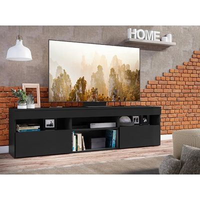 Imagen 2 del producto Rack Tv 60¨ Paris Con 2 Puertas Negro