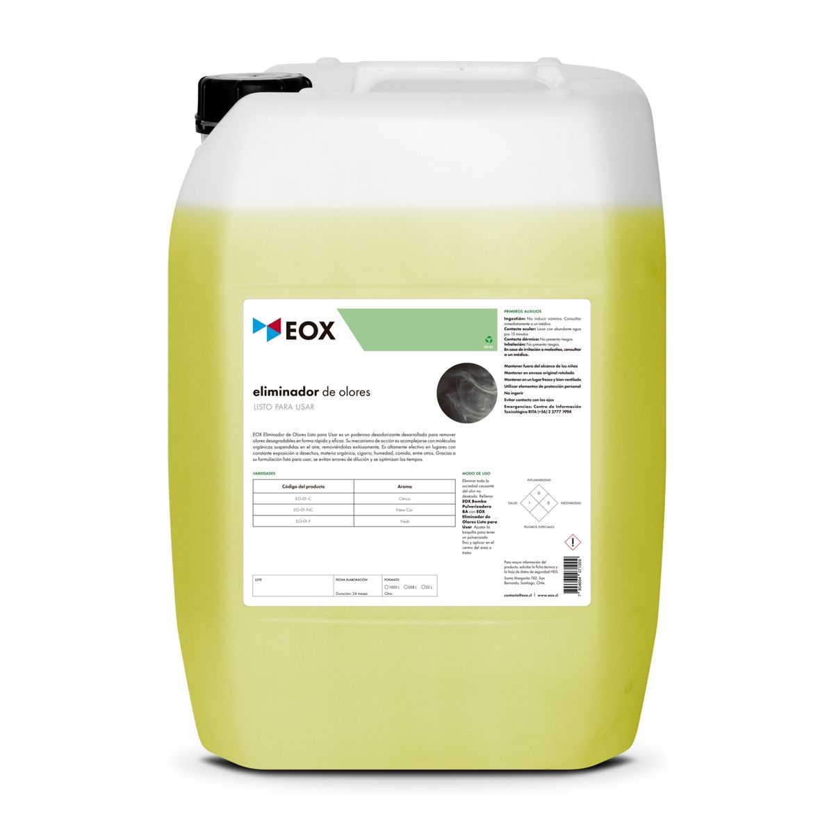 GENERICO - Eliminador De Olores Listo Para Usar Cítrico Eox 22 Litros