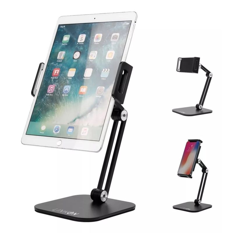 GENERICO - Soporte Base Porta Celular Tablet Escritorio Mesa Ajustable