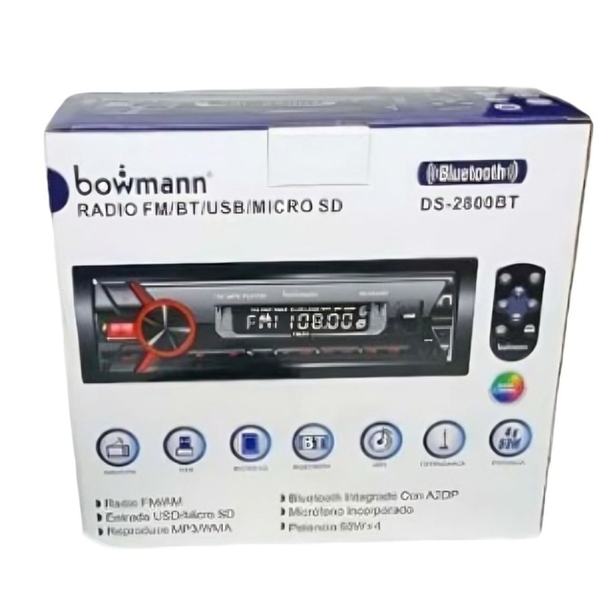 BOWMANN - RADIO REPRODUCTOR DE AUTO BOWMANN