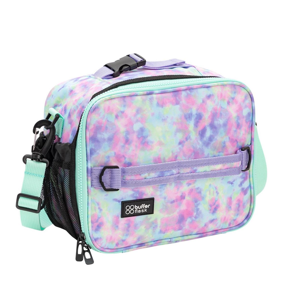 BUFFER FLASK - Lonchera Termica Niño Niña Buffer Bolso Almuerzo Colacion - Celeste