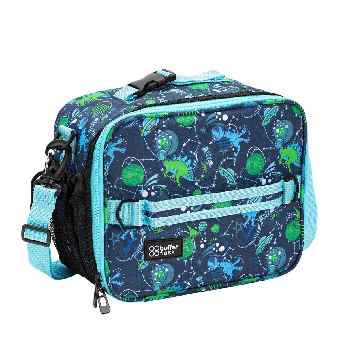 BUFFER FLASK - Lonchera Termica Niño Niña Buffer Bolso Almuerzo Colacion - Azul