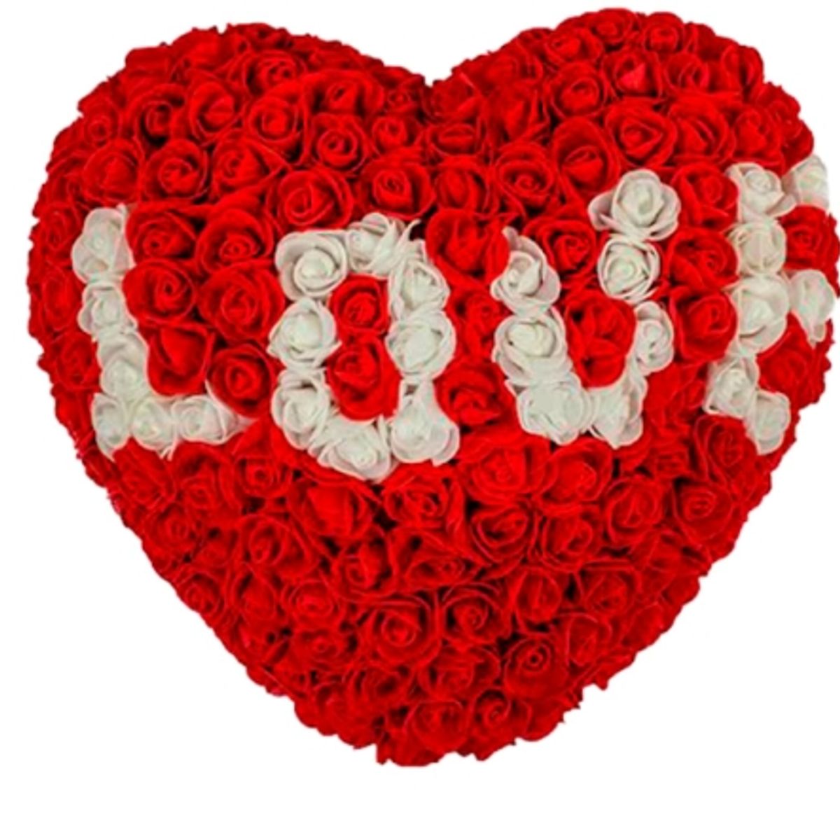 GENERICO - Corazon De Flores Artificiales 33CM