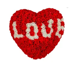 GENERICO - Corazon De Flores Artificiales 33CM