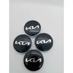 GENERICO - Tapa centro de Llantas de autos 56mm kia logo nuevo