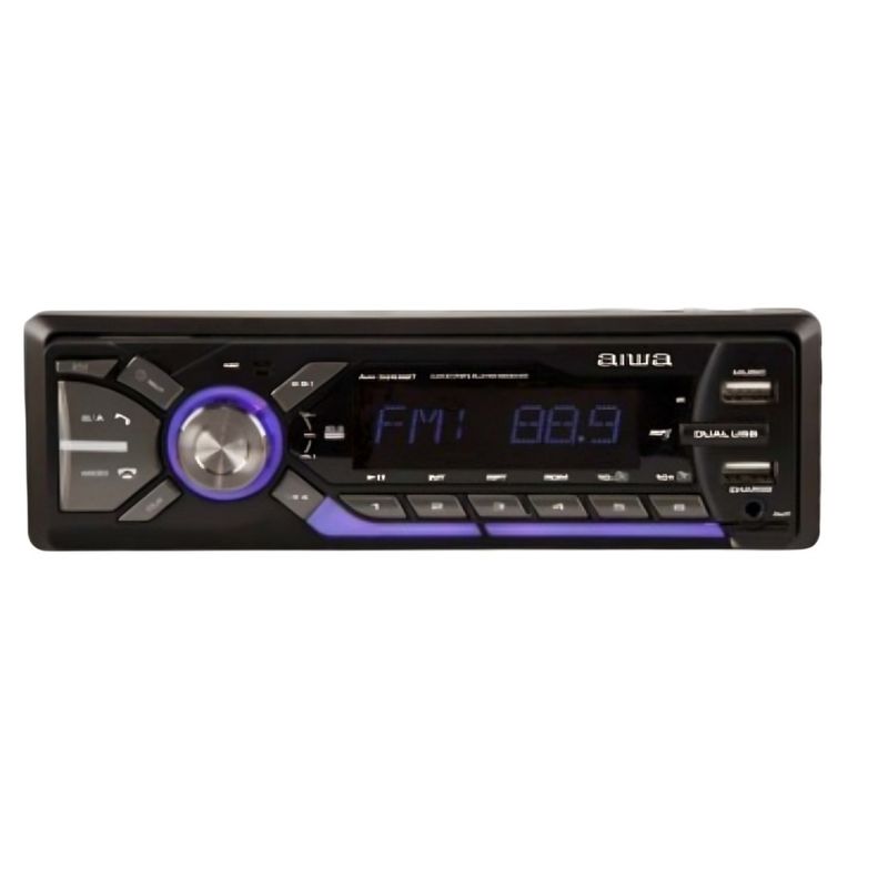 AIWA - RADIO REPRODUCTOR DE AUTO BLUETOOTH INCLUIDA CON MICROFONO BOWMAN