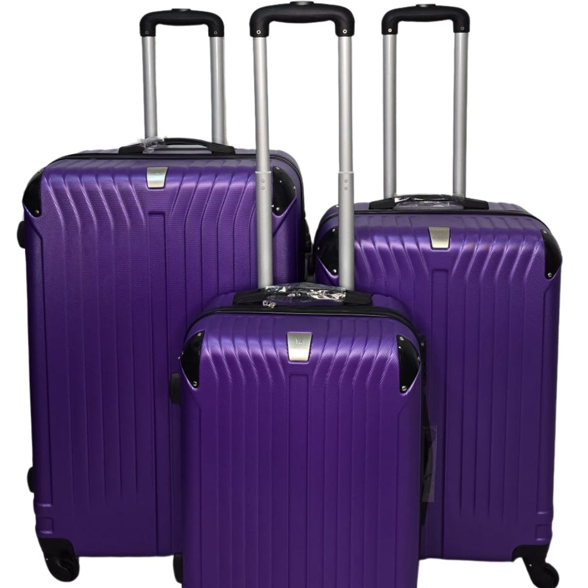 Set 3 Maletas Rigidas Ruedas 360- morado 28, marca GENERICO - Foto Principal
