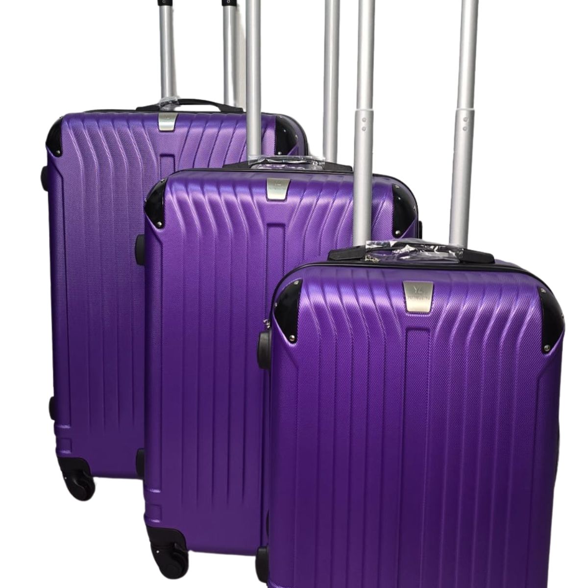 Set 3 Maletas Rigidas Ruedas 360- morado 28, marca GENERICO - Foto 2