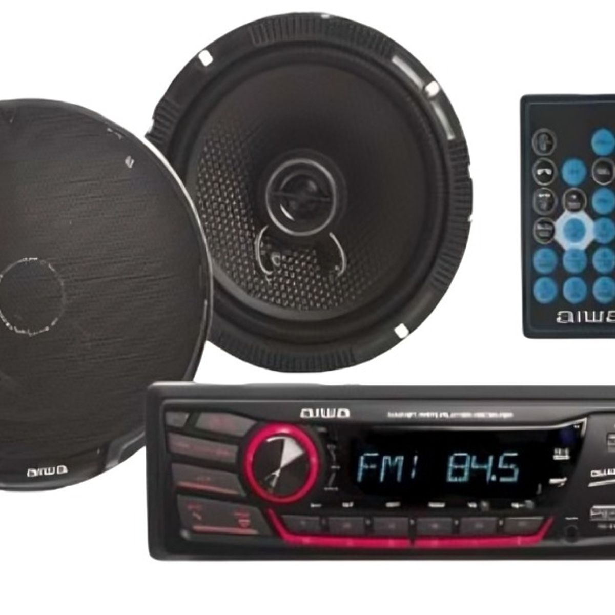 AIWA - COMBO RADIO + PARLANTES  BLUETOOTH CON USB
