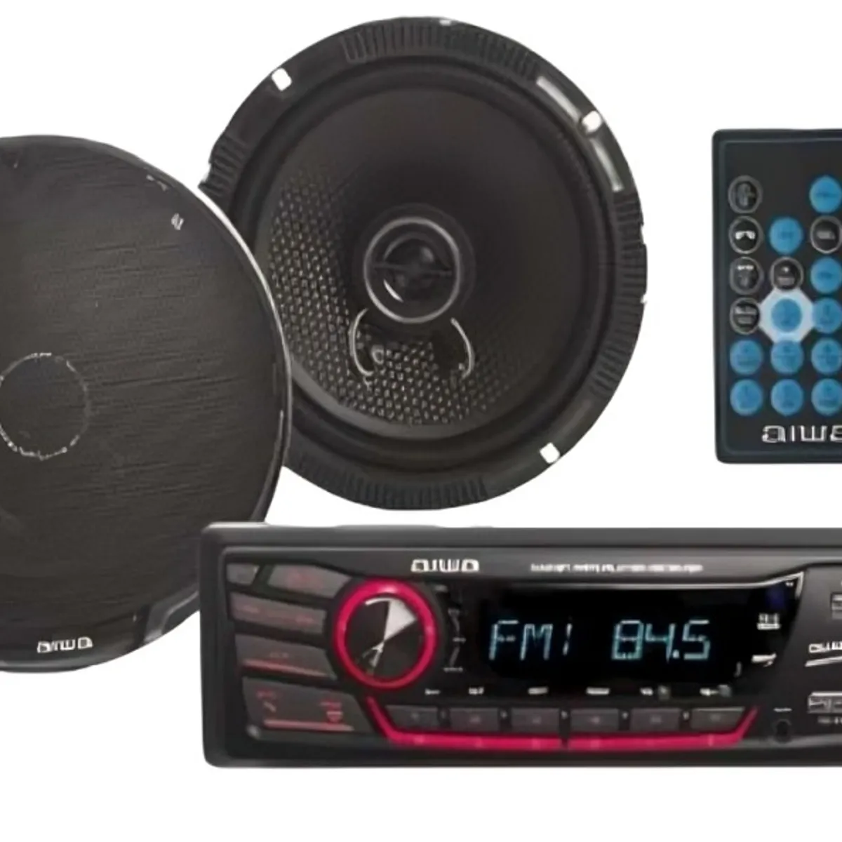 AIWA - COMBO RADIO + PARLANTES  BLUETOOTH CON USB.
