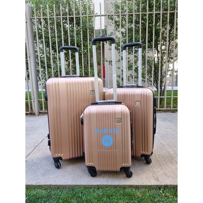 Imagen 2 del producto Set 3 Maletas Rigidas Ruedas 360- Oro rosa 26