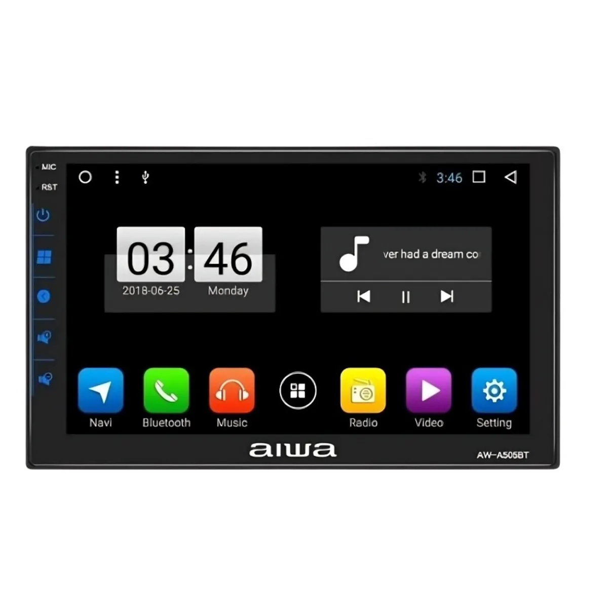 AIWA - RADIO REPRODUCTOR PANTALLA FULL TACTIL TFT LCD 7 HD