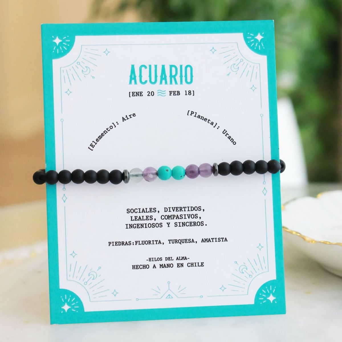 GENERICO - Pulsera del signo Acuario