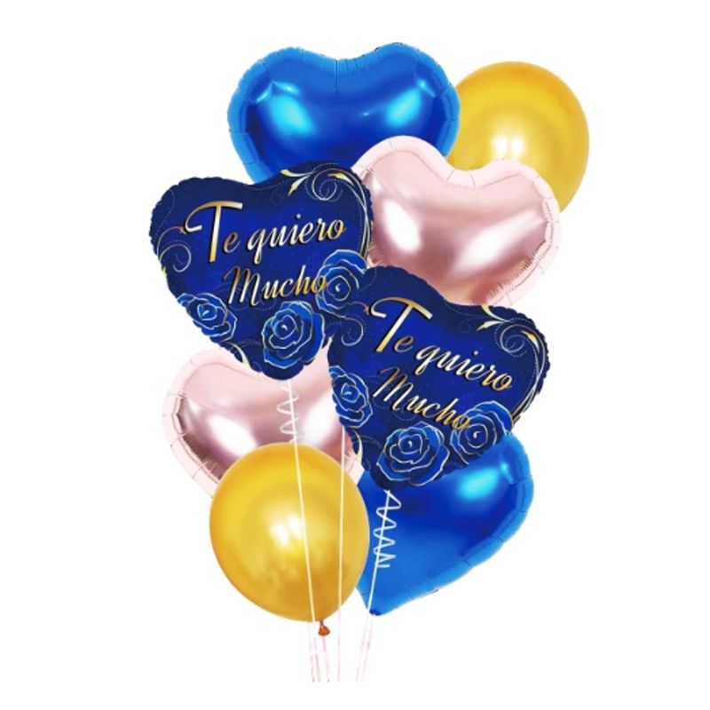 GENERICO - Set De Globos Para Helio Con 8 Globos 12 Unid