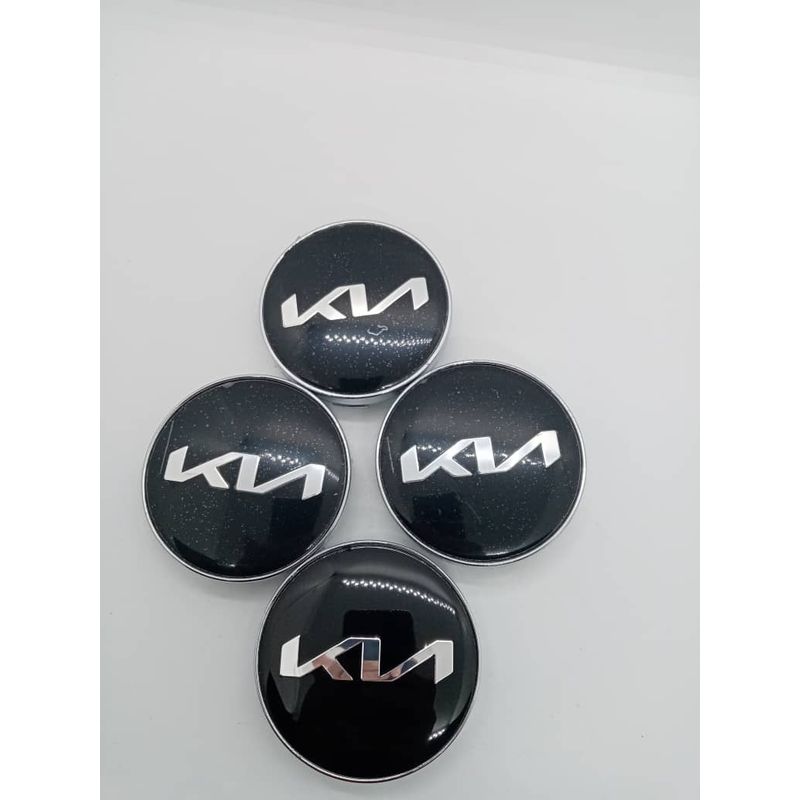 GENERICO - Tapa centro de Llantas de autos 60mm kia logo nuevo