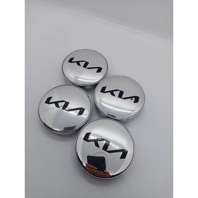 GENERICO - Tapa centro de Llantas de autos 60mm kia logo nuevo