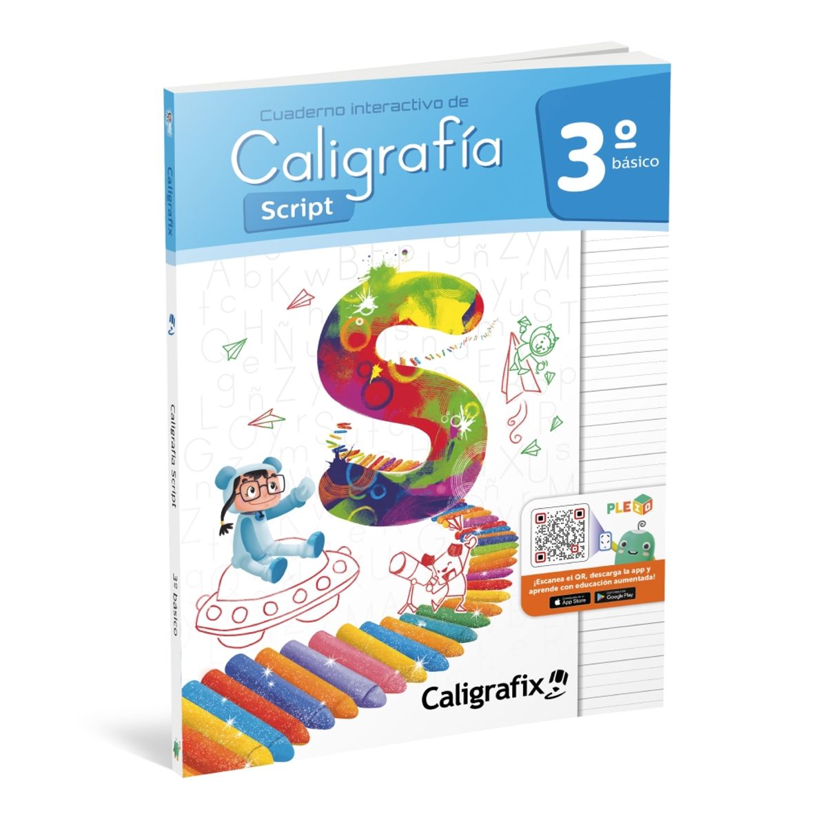CALIGRAFIX - Caligrafix Cuaderno Caligrafia Script 3° Basico